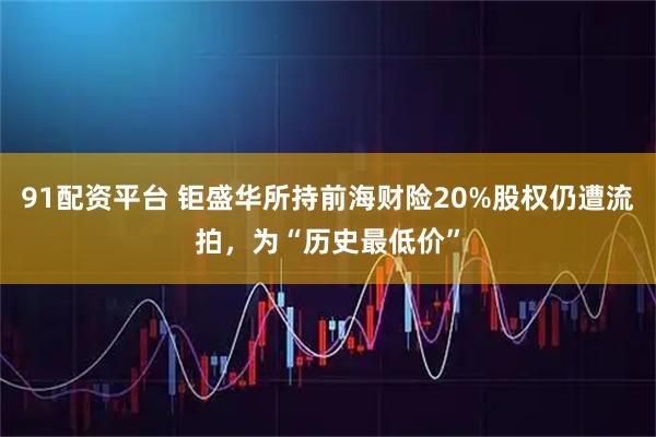 91配资平台 钜盛华所持前海财险20%股权仍遭流拍，为“历史最低价”